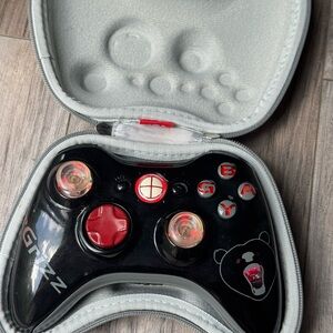 Microsoft Black and Red Xbox Controller